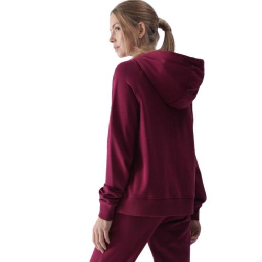 Sudadera con capucha para mujer 4F TSWSF1468. Violeta [2]