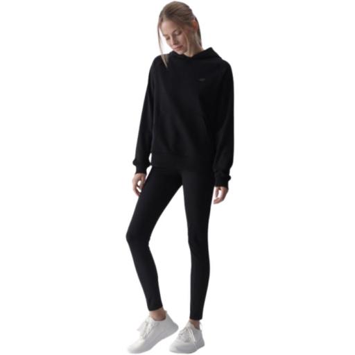 Sudadera con capucha para mujer 4F TSWSF1468. Negro [2]