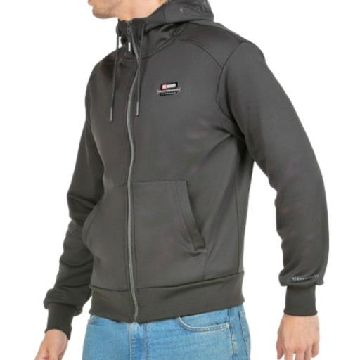 Sudadera de Hombre Cremallera +8000 AUSTRALIA. Negro [2]