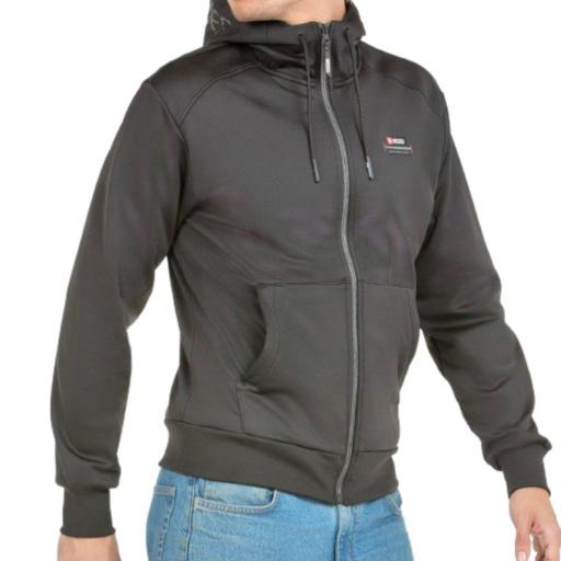 Sudadera de Hombre Cremallera +8000 AUSTRALIA. Negro [1]