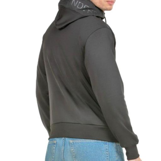 Sudadera de Hombre Cremallera +8000 AUSTRALIA. Negro [3]