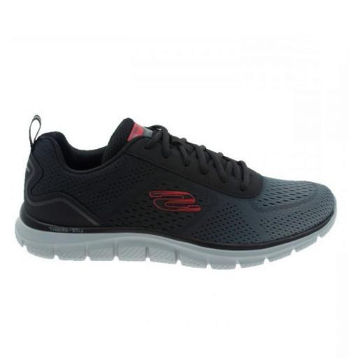 SKECHERS Track-Ripkent. 232399/BKCC. Black-Charcoal