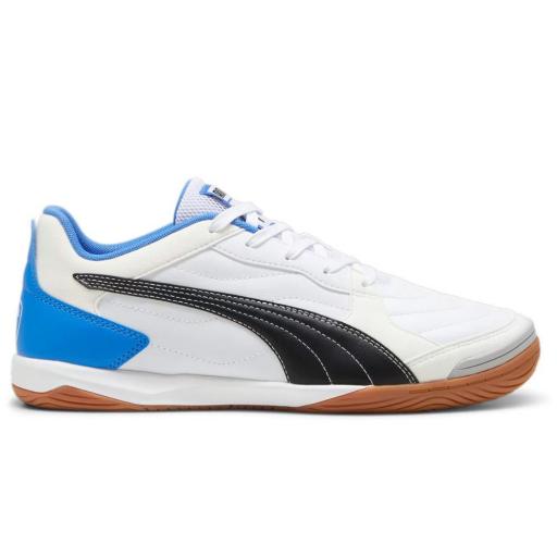 ZAPATILLAS FÚTBOL SALA ADULTO PUMA PRESSING IV. Blanco/azul 107419 05