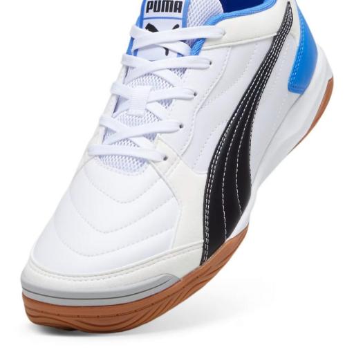 ZAPATILLAS FÚTBOL SALA ADULTO PUMA PRESSING IV. Blanco/azul 107419 05 [2]