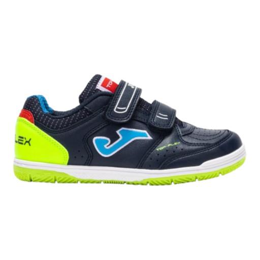 ZAPATILLAS FÚTBOL SALA JOMA TOP FLEX JR 2533. Navy Green.