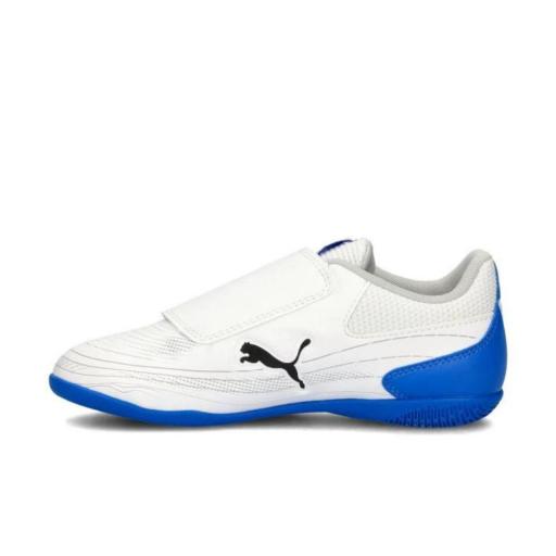 ZAPATILLAS FÚTBOL SALA PUMA TRUCO III V Jr. Blanco/azul 107981 01 [1]