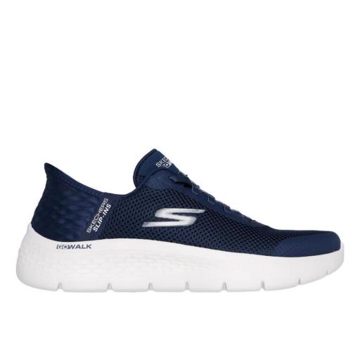 ZAPATILLAS SKECHERS GO WALK FLEX-GRAND ENTRY. Navy-white 124836/NVW