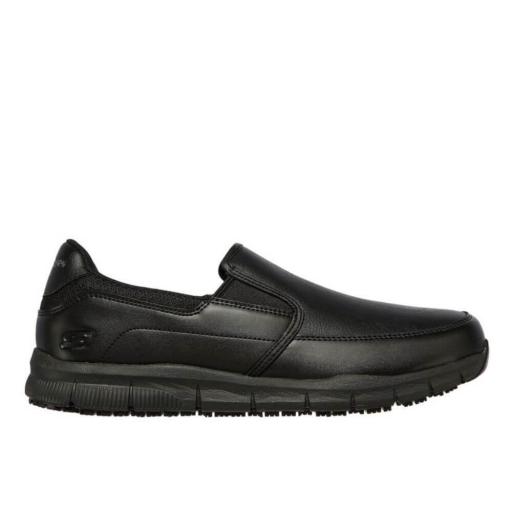 ZAPATILLAS SKECHERS Work Relaxed Fit Nampa. Black 77157EX/BLK