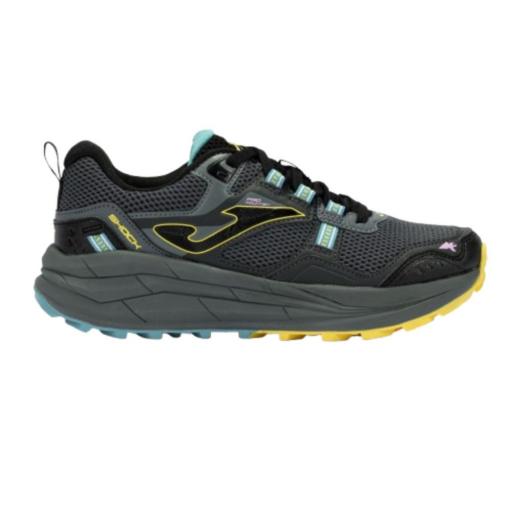 Zapatilas Trail JOMA SHOCK LADY 2422. Black mustard