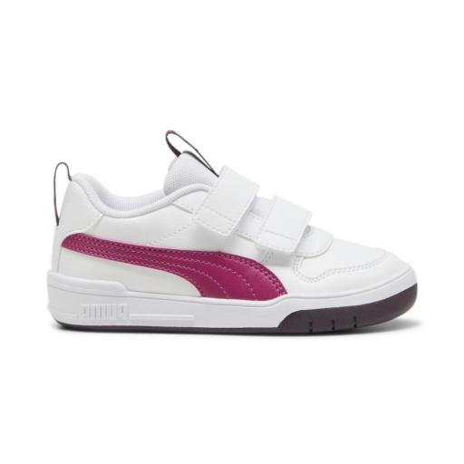 Zapatillas Deporte PUMA MULTIFLEX SL V PS. White-magenta. 380740 26