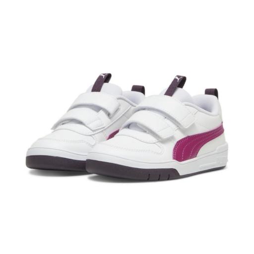 Zapatillas Deporte PUMA MULTIFLEX SL V PS. White-magenta. 380740 26 [2]