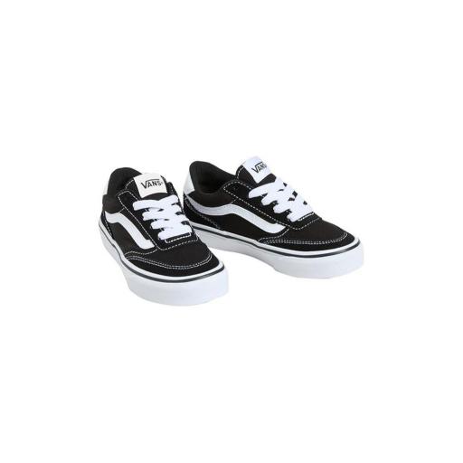 Zapatillas Niño VANS Brooklyn Ls. VN000D82BA21. Suede Black/white [1]