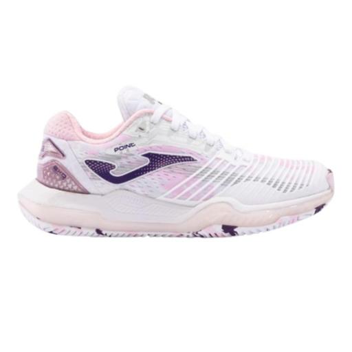 Zapatillas Pádel Mujer JOMA POINT 2402. White Pink