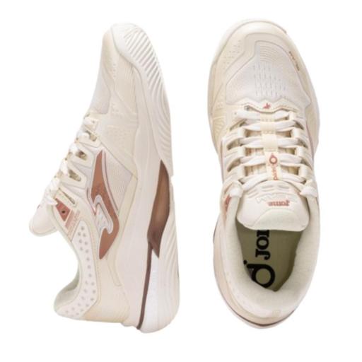 Zapatillas Pádel Mujer JOMA SLAM LADY 2423. Beige [2]