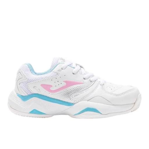 Zapatillas Pádel Niña JOMA MASTER 1000 JR 2532. White Pink.