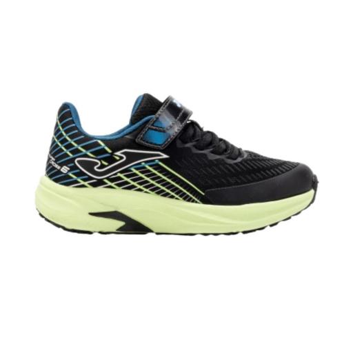 Zapatillas Running JOMA SUPER CROSS JR 2531. Negro-lima