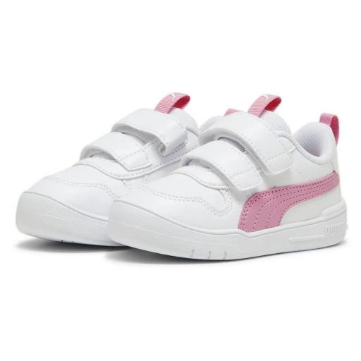  Zapatillas moda niña PUMA MULTIFLEX SL V Inf. White-pink. 380741 27 [2]