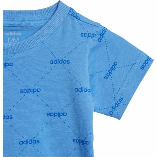 Camiseta Bebé Adidas Linear Graphic. EI7942 Realblue/blue [1]