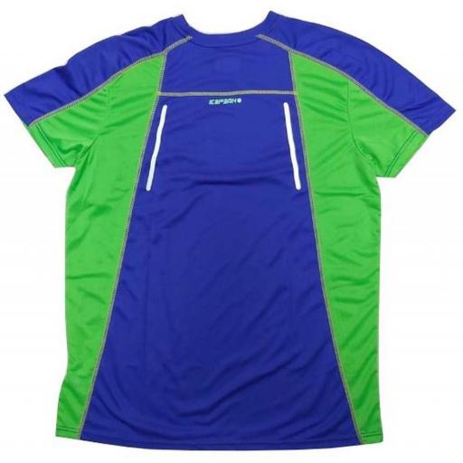 Camiseta Técnica deportiva Icepeak Lino. Azul-verde.  [1]