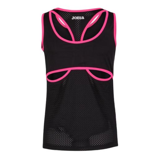 CAMISETA Joma TIRANTES BREAK NEGRO ROSA FLÚOR 901388.118  [1]