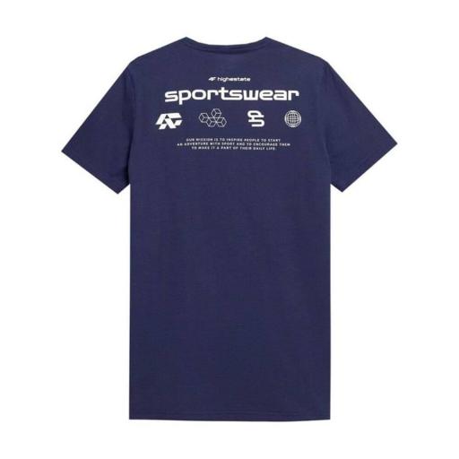 CAMISETA DEPORTIVA HOMBRE 4F. TTSHM300 Azul [3]