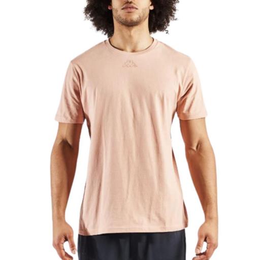 KAPPA LOGO EDSON Camiseta hombre. 321973W Pink Misty.