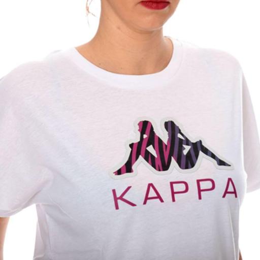 Camiseta manga corta Mujer Kappa Edalyn. 35197UW White. [2]