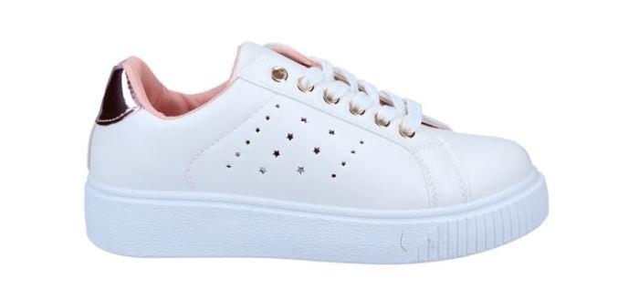 Zapatillas Casual Mujer J´hayber Chetero . White-pink. ZS581001