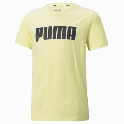 PUMA Camiseta Sportswear Puma Alpha Graphic. 585887 40. Yellow.