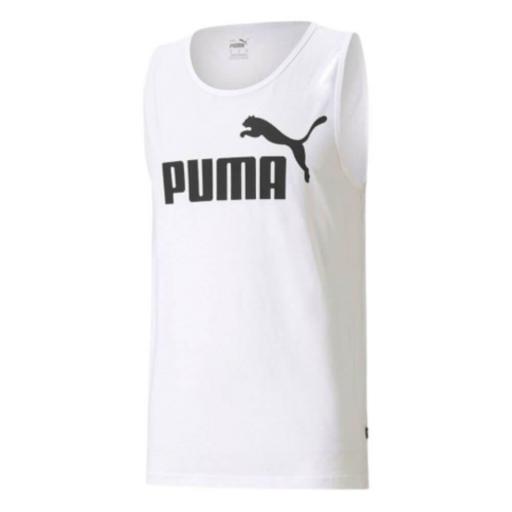 Camiseta Sin Mangas Puma Esportwear ESS Tank. 586670.White  [2]