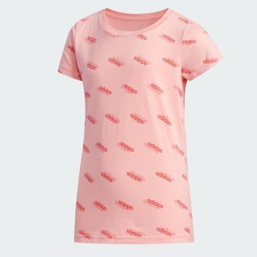 Camiseta Niña Adidas Favorites YG T. FM0749. Pink 
