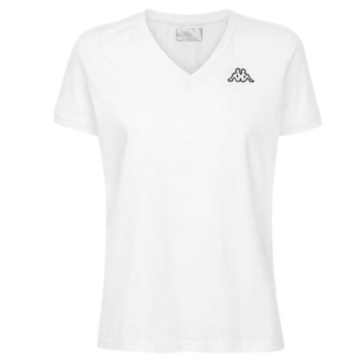 KAPPA CABOU Camiseta Blanca Mujer. 303H0P0. [3]