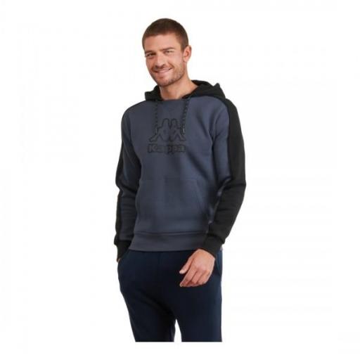 Sudadera Kappa Hombre  Cap Gabe 38224GW_A03 [1]