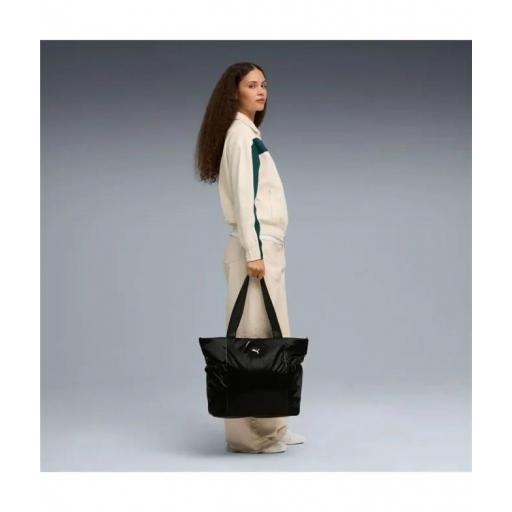 Bolso Puma Up Shopper Negro-Metallic G Mujer [4]