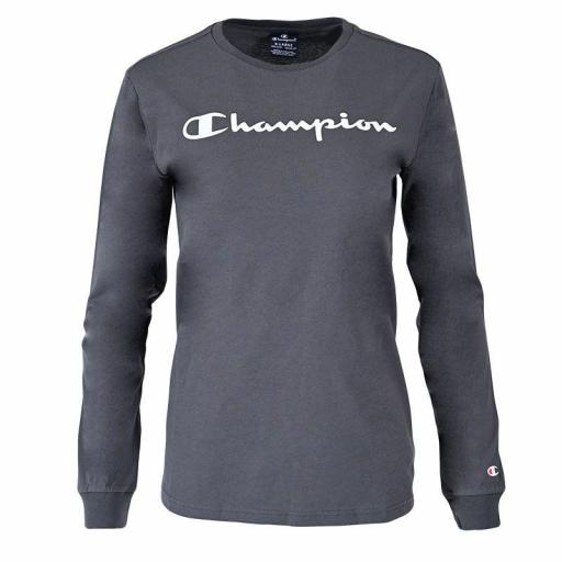 Camiseta Champion niños 305366 color gris