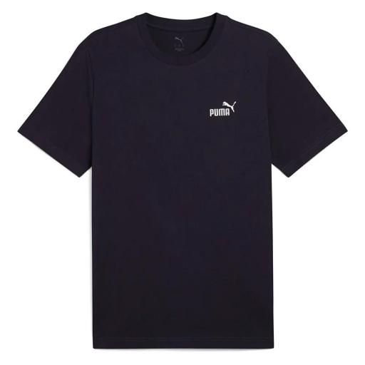 Camiseta de manga corta Puma  Ess Small No. 1 Logo 682534 16 azul marino [0]