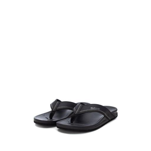 Sandalias Abiertas Chancletas Hombre Negro 171671 [3]