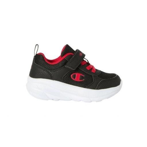 Zapatillas Deportivas Niño CHAMPION S32972 Negro-Rojo – Cómodas y Resistentes