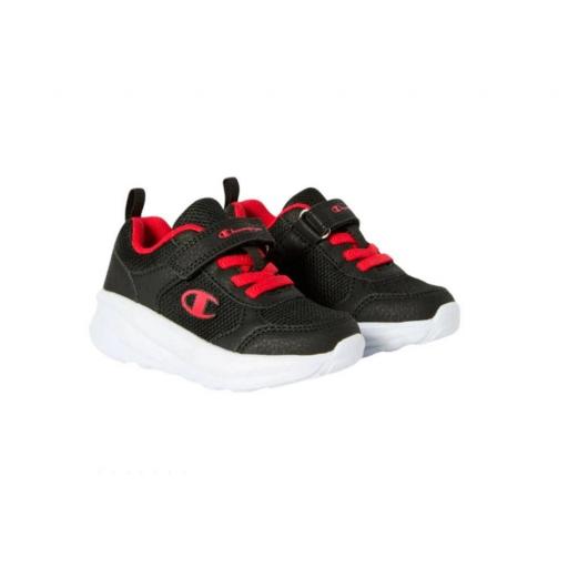 Zapatillas Deportivas Niño CHAMPION S32972 Negro-Rojo – Cómodas y Resistentes [1]