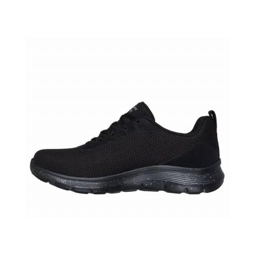 SKECHERS MUJER FLEX APPEAL 5.0 FRESH TREK WATERPROOF 150213/BBK NEGRA [1]