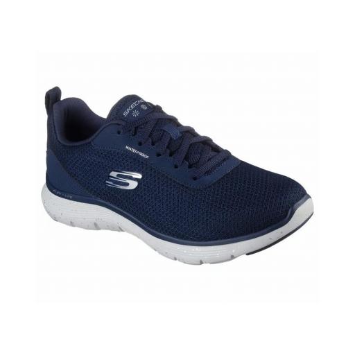 SKECHERS MUJER FLEX APPEAL 5.0 FRESH TREK WATERPROOF 150213/NVY AZUL MARINO [2]