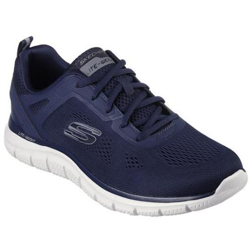 ZAPATILLAS SKECHERS TRACK BROADER HOMBRE 232698/BBK AZUL MARINO [1]