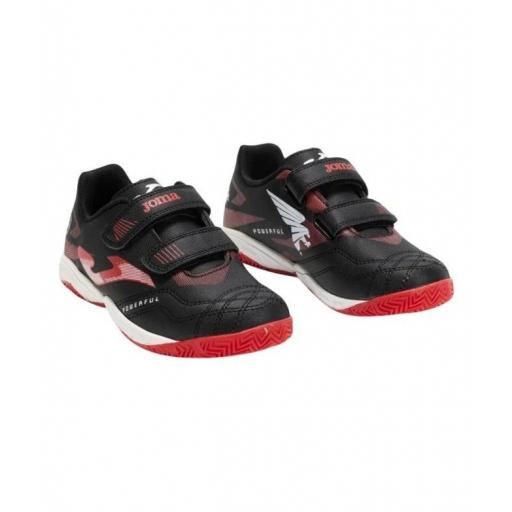 Zapatillas de fútbol sala Infantil Joma Powerful 2501 Negro Indoor  [1]
