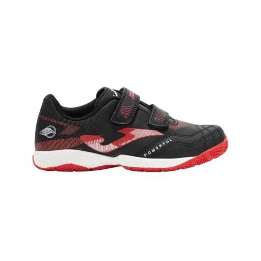 Zapatillas de fútbol sala Infantil Joma Powerful 2501 Negro Indoor 