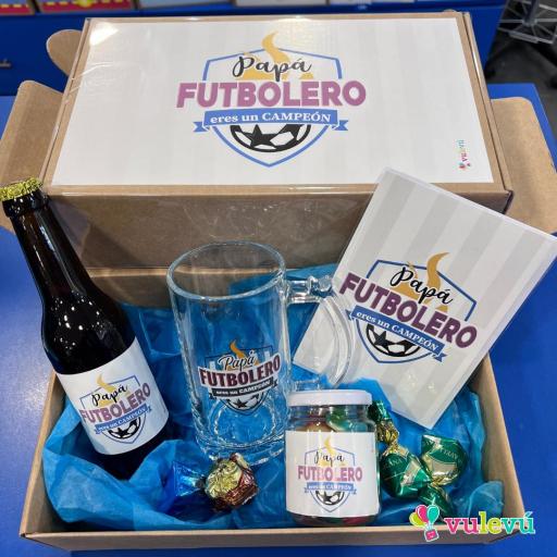 Kit" Papá futbolero eres un campeón" Cerveza [0]