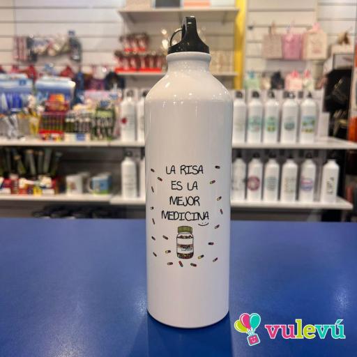 Botella " La risa es la mejor medicina" [0]