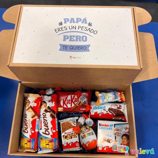 Kit "Papá eres un pesado pero te quiero" Kinder