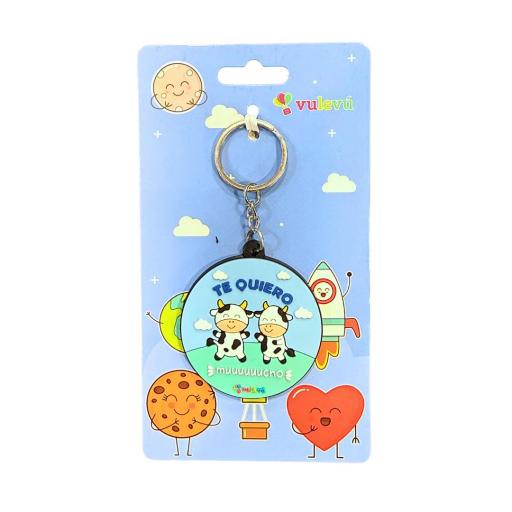 Llavero "Te quiero muuuuuucho"