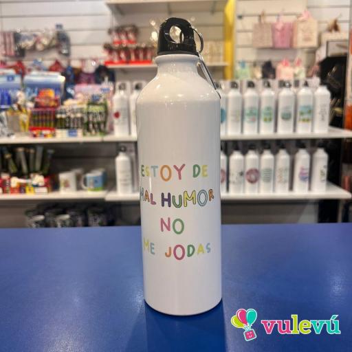 Botella "Estoy de mal humor no me jodas" [0]