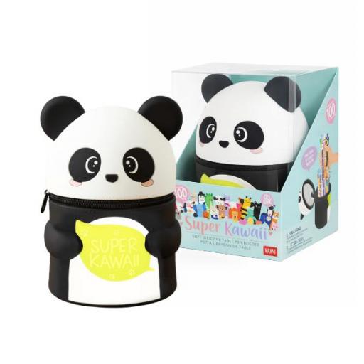 Estuche Super Kawaii de Silicona Panda de Legami